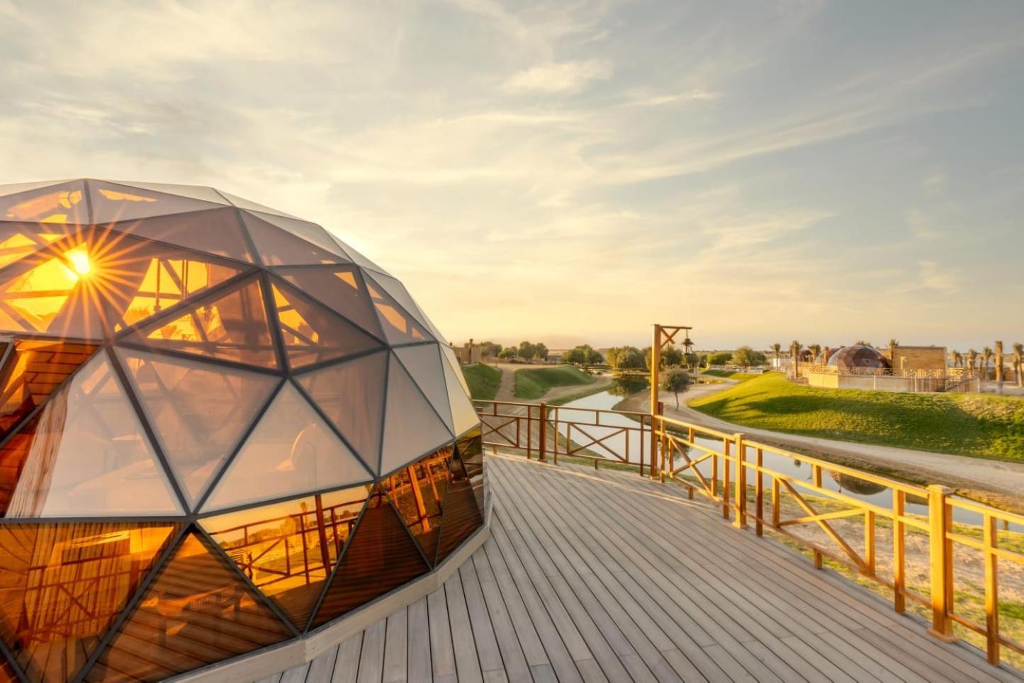Al Marmoom Oasis Luxury Experiential Desert Resort ドバイ エクステリア 写真