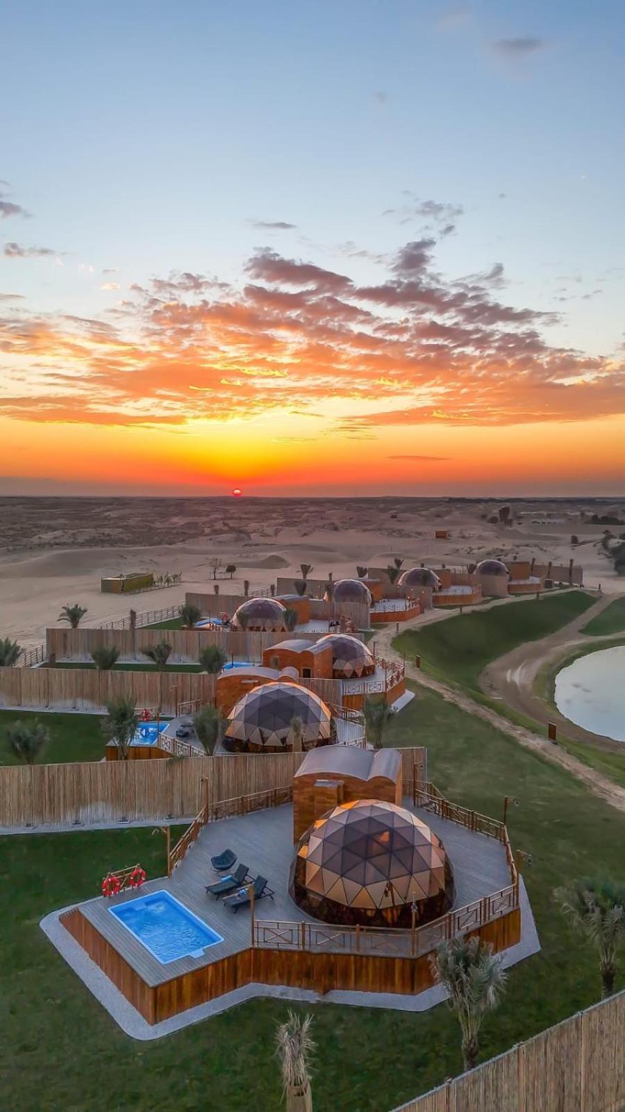 Al Marmoom Oasis Luxury Experiential Desert Resort ドバイ エクステリア 写真